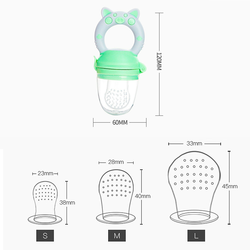 ชุดจุกนมซิลิโคนสำหรับผลไม้และผ - Baby Food Product บทวิจารณ์และราคา