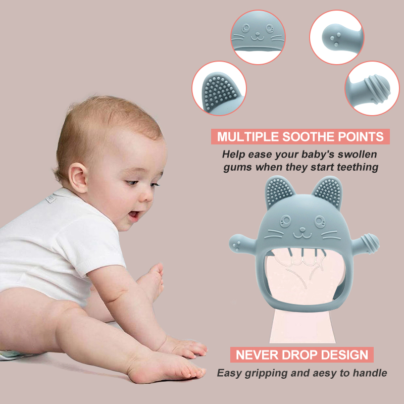ถุงมือเด็กการงอกของฟัน - ของเล - Baby Food Product บทวิจารณ์และราคา