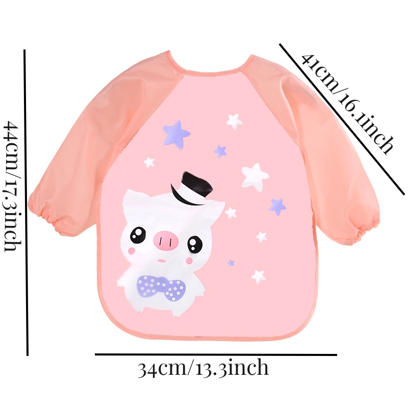 กันน้ํา EVA แขนยาวผ้ากันเปื้อน - Baby Food Product บทวิจารณ์และราคา