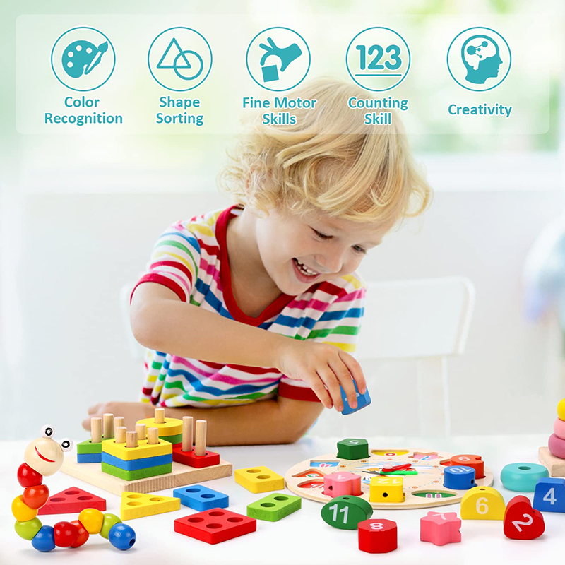 ของเล่นไม้มอนเตสซอรี่5-6ชิ้น/เ - Baby Food Product บทวิจารณ์และราคา
